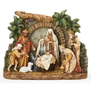 Roman Joseph's Studio Slim Nativity Scene with Kings, Animals and Shepard