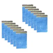 12x TopChef Checkered Dining Waterproof Tablecloth Flannel 12130x225cm Assorted