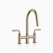 Dornbracht VAIA Three-hole bridge mixer Pull-down with spray 19870809-46 Brushe