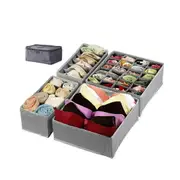 4 PCS/SET Foldable Storage Drawer Organizer Bra Underwear Closet Divider Kit