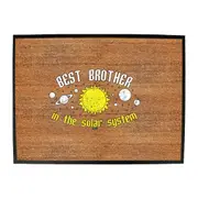 Best Brother Solar System - Funny Novelty Doormat Man Cave Floor mat