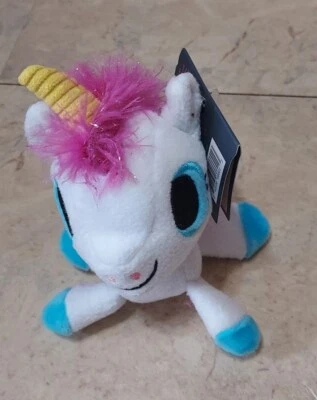 BARK Box BOB the BARKING UNICORN NWT Plush Dog Toy Crinkle Squeaker S 4Charity