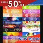 Incense Sticks NEW MOON SHREE Nag Champa Scents Meditation Aroma Fragrance