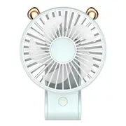 Foldable Mini Usb Charging Mute Electric Fan With 3 Speed Control (Blue)