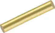 uxcell 1pcs Brass Rods (20mm) 13/16 Inch x (100mm) 4 Inch Brass Solid Round Stock Lathe Bar for Knife Handles Pin DIY Craft Model Plane