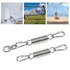 Porch Suspension Hammock Hanging Chair Swing Spring with 2 Carabiner Hooks