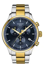 Tissot Chrono XL Chronograph Bracelet Watch, 45mm in Blue at Nordstrom One Size