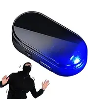 Anti Theft Solar Car Alarm Light - LED Security Lamp,Simulated Alarm Anti-Theft Security Automotive Interior Safety Light for Car Accessories
