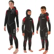 Seac First 5mm Wetsuit for Kids Black/Red 11 Open Box
