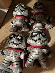 Lot of 4 Petco Star Wars Pet Fans Collection Captain Phasma Dog Toy - new!