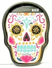Sugar Skull Day of the Dead Halloween Embossed Non Stick Cookie Cake Pan