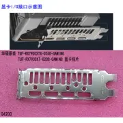 For ASUS TUF-RX7900XT-O20G-GAMING Graphics Card I/O Shield IO Shield Backplate