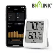 BN-LINK Bluetooth Digital Thermometer Hygrometer Temperature Humidity Monitor
