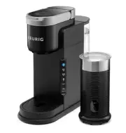 Keurig K-Café Single Serve Coffee Maker/Frother, Hot and Cold Coffee, Black, New