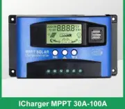 12V/24V Solar Panel Battery Regulator Charge Controller 30A MPPT Auto Tracking