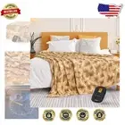 Electric Twin Heated Blanket - 10-Level Temperature Control, Machine Washable