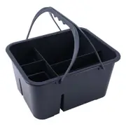 Sundries Cleaning Basket Plastic Portable Tool Box Storage Basket Hotel Cleaning Cleaning Sanitatio gray