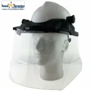 MSA Cap Style Hard Hat with Adapter and Face Shield Kit - White
