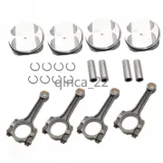 Pistons Rings 4x 12578324 /Con Rods 12654958 for Buick Chevrolet GMC Saturn 2.4L (for: Chevrolet)