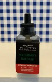 One (1) Wallflowers ~ MAHOGANY BALSAM ~ Bath & Body Works ~ Last One!