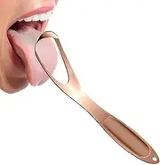 Tongue Scraper, Cleaner Tool, Fan Shape Tongue Scraper with Wide Ergonomic Handle for Daily Bathroom Use