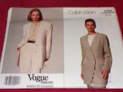 VOGUE AMERICAN DESIGNER #2724 - Calvin Klein - LADIES JACKET PATTERN 8-12 FF