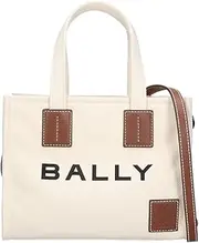 [Bally] Barry Akelei Women's Tote Bag, white (off-white), Free Size