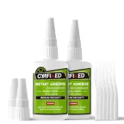 CYAFIXED Strong Cyanoacrylate (CA) Super Glue, All-Purpose Medium Viscosity I...