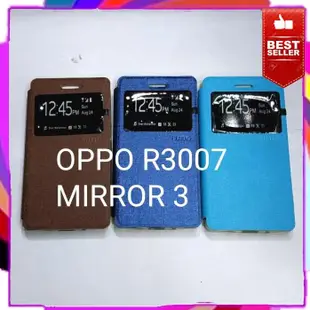 Oppo R3007 Mirror 3 封面翻蓋保護套書套錢包