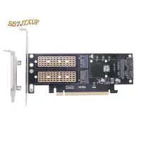 在飛比找蝦皮商城精選優惠-Pcie X16 轉 M.2 M Key SATA SSD 