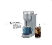 NEW Keurig K-Iced Single Serve K-Cup Pod Coffee Maker Iced or Hot Brew GRAY