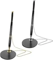 COOPHYA Signature Pen Gel Lanyard Pen Holder Adhesive Metal Stand Security for Clipboard
