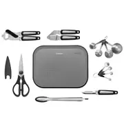 8pc Westinghouse Stainless SteelCan Opener/Garlic Crusher/Measuring Spoons/Cups