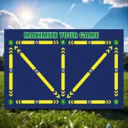 Soccer Training Mat Non Slip Training Pace Ball Handler Equipment Wear Resistant