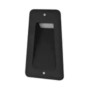 STE Exterior LED Recessed Wall Light 240V 7W 3000K Black IP54 - STE6