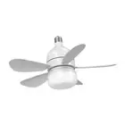 E27 Socket Fan Light Easy to Install 4 Wind Speeds Ceiling Fan with Light