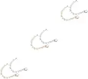 [BESTYASH] Ear to Nose Chain Nose Ring Chain Nose Clip Tassel Punk Nose Ring Piercing Jewelry No-Piercing Studs Nose Nail Nose Earrings Non Piercing Nose Rings Body Jewelry Sequin