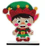 Elf Crystal Art Festive Buddies Kit Craft Buddy New