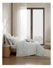 [Private Collection] Quinn Quilt Cover Set in White