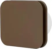 Trend 100 SDCC Extractor Fan for Bathroom, Kitchen, Wall/Ceiling, Front Panel, Dark Cofee Cream Matt, Diameter 100mm, 85mc/h, 35Pa, Check Valve, Silent 33dB, IPX4