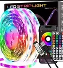 LED Strip Lights 100ft 50ft Music Sync Bluetooth 5050 RGB Room Light with Remote