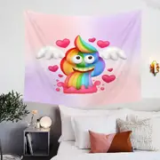 Rainbow Poo Tapestry