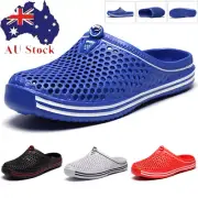 Summer Men's Women's Crocs-Sandals Clogs Comfort Beach Slip On Slide Slippers AU