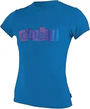 [O'Neill] Girls Skins Short Sleeve Rash Tee