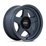 17x8.5 KMC KM728 Lobo Metallic Blue Wheel 6x5.5 (-10mm)