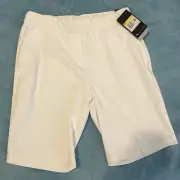 Nike Flex UV Golf Shorts White Size S DRIFIT TPC Women’s BV0168-100 $75