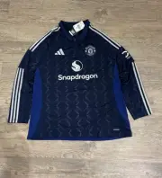 Manchester United 2024-25 Away Long Sleeve Jersey Size XXL