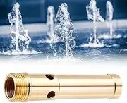 Brass Bubbling Fountain Nozzle, G1/2 Female Thread G3/4 Male Thread Bubbling Fountain Nozzle, Brass Spray Head Pond Sprinkler for Garden Pond Amusement Parks Fountain