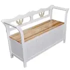 Storage Bench Hallway Entryway Lawn Garden Bench Seat Furniture Wood vidaXL