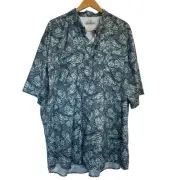 NWT Ocean Coast Men’s Fishing Shirt Vented Swordfish Short Sleeved 3XLT Tall